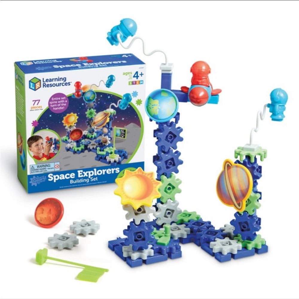Learning Resources Space Explorers Building Set Cogs
